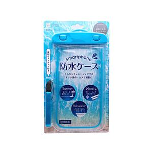 オズマ スマートフォン用防水ケース  ライトブルー PH-WP01LB | osma
