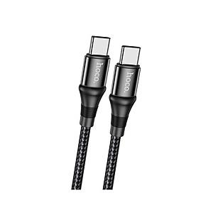 HOCO X50 100WPD対応ナイロンケーブル hoco ブラック X50-100TC10-BK ［USB Power Delivery対応］ | 