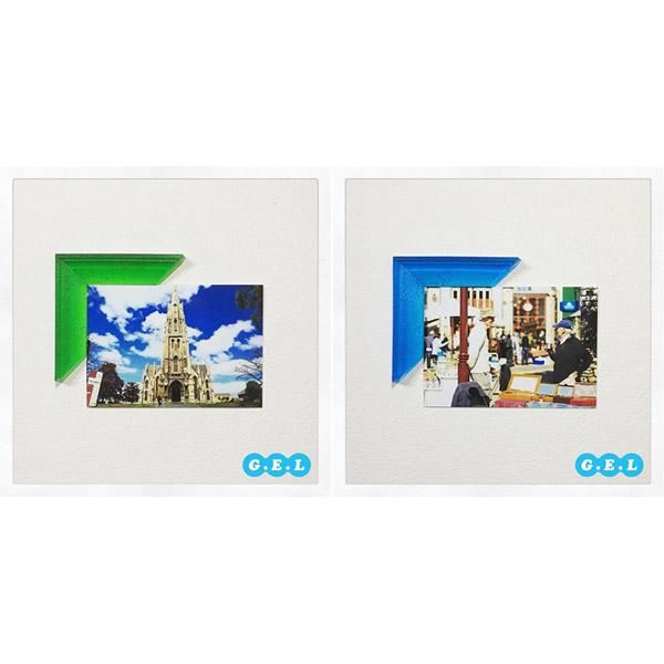 イイダ産業 貼ってはがせるジェルのカドフレーム・大　クリア GKFD006 【864】 |  | 05