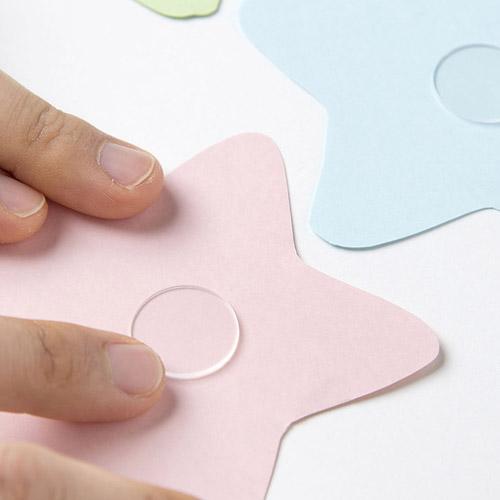 イイダ産業 貼ってはがせるジェルの両面シール・丸型40Φ　クリア GRTM002 |  | 03