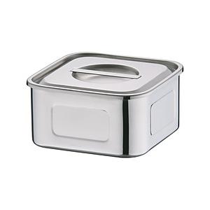 三宝産業 18-8浅型角キッチンポット 15cm ＜AKT33015＞ | 