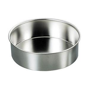 三宝産業 SA18-8総絞りチーズケーキ用デコ共底 浅型 18cm ＜WDK01018＞ | 