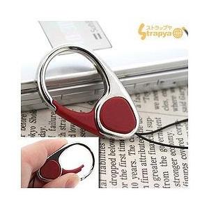 HAMEE 【HandLinker EXTRA】ハンドリンカーエクストラ カラビナリング携帯ストラップ（レッド）　41-127384 [振込不可] | Hamee