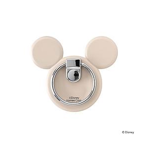 Off Hamee ディズニーキャラクター バンカーリング 129 ミッキーアイコン ベージュ
