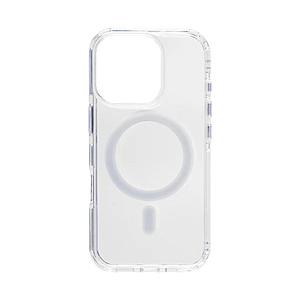 HAMEE iPhone 16 Pro （6.3インチ） HIGHER MagSafe対応 ハイブリッドケース  クリア 669-979136 【864】 | Hamee