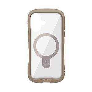 HAMEE iPhone 16（6.1インチ）iFace Reflection MagSynq 強化ガラスクリアケース iFace ベージュ 41-980033 | Hamee