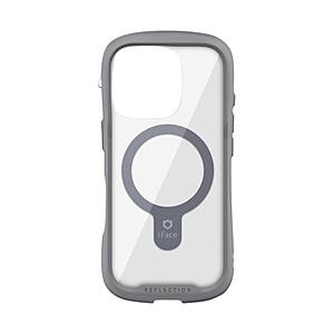 HAMEE iPhone2024 6.3inch iFace Reflection MagSynq 強化ガラスクリアケース iFace グレー 41-980071 | Hamee