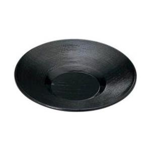 福井クラフト ABS千筋茶托 黒塗 75000100 3.5寸 ＜RFI0101＞ [直径約10.3cm] | 