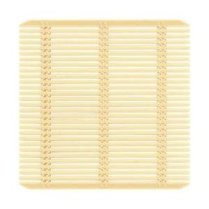 福井クラフト 強化PP竹ス 正角 130 クリーム ＜QTK3103＞ 【852】 | 