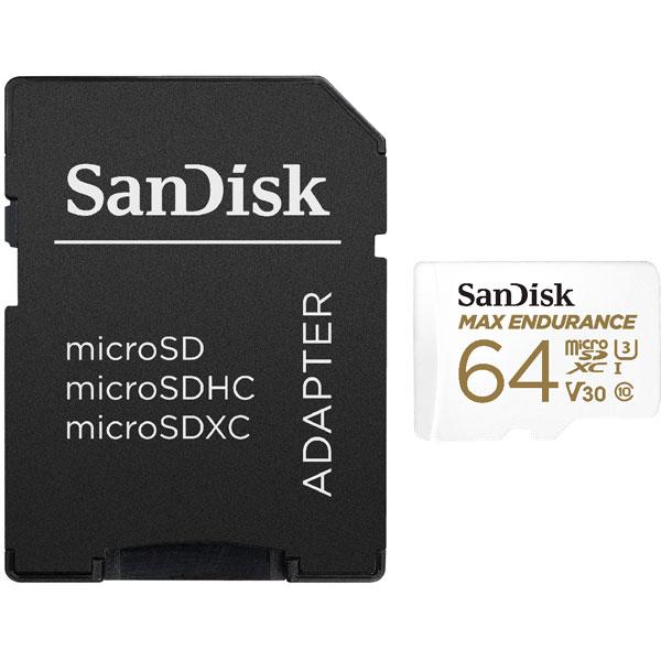 SanDisk(サンディスク) microSDXCカード UHS-I MAX ENDURANCE（マックス エンデュランス）高耐久 SDSQQVR-064G-JN3ID ［Class10 /64GB］ | SanDisk | 02