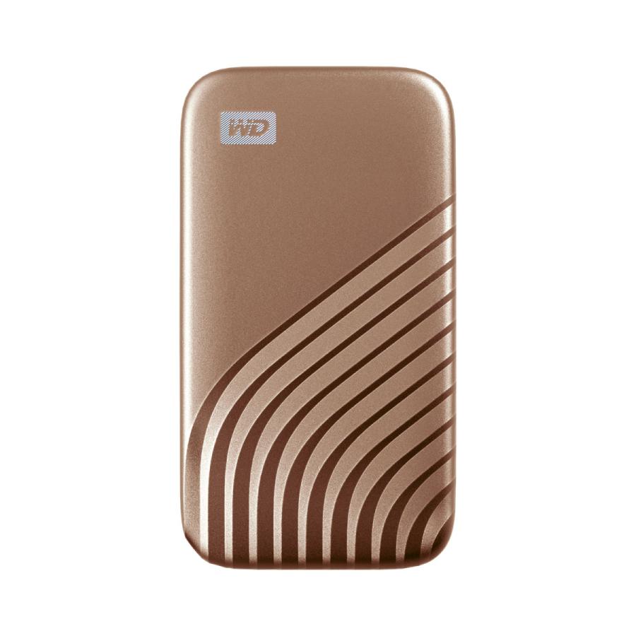Western Digital WDBAGF0020BGD-JESN 外付けSSD USB-C＋USB-A接続 My Passport SSD 2020 Hi-Speed(Mac/Win対応)(PS5/PS4対応) ゴールド ［2TB /ポータブル型］ | Western Digital | 01