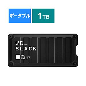 Western Digital WDBAWY0010BBK-JESN 外付けSSD USB-C＋USB-A接続 ゲーム用 WD_BLACK P40(Mac/Windows11対応)  ［1TB /ポータブル型］ 【sof001】 | Western Digital