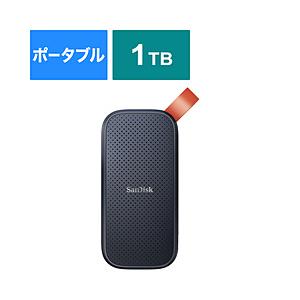 SanDisk(サンディスク) SDSSDE30-1T00-J27 外付けSSD USB-A接続 Portable SSD ブラック ［1TB /ポータブル型］ | SanDisk