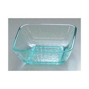 カンプラ リップル 角小鉢 KB-120 グリーン ＜RLT1001＞ [幅約11.4cm×奥行約11.4cm/食洗器対応] | 