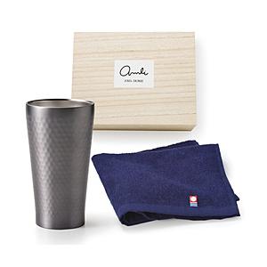 アペックスハート AMIi HOME タンブラー＆ウォッシュタオル（ネイビー） | 