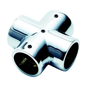 フジテック フジテック　パイプ継手クロス・２５ｍｍ（ネジ止め付）   B-28409 | 