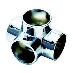 フジテック フジテック　パイプ継手四方エルボ・３２ｍｍ（ネジ止め付）   B-28418 | 