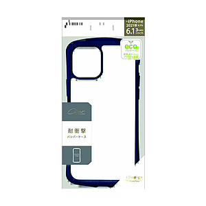エアージェイ iPhone2021　6.1inch　3眼 背面クリアケース　NV 【864】 | 