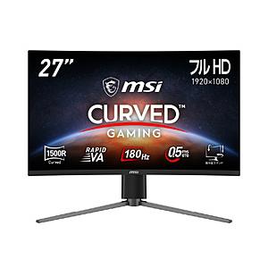 MSI(エムエスアイ) MAG 27C6PF ゲーミングモニター MSI MSI(エムエスアイ) MAG 27C6PF ゲーミングモニター ［27型