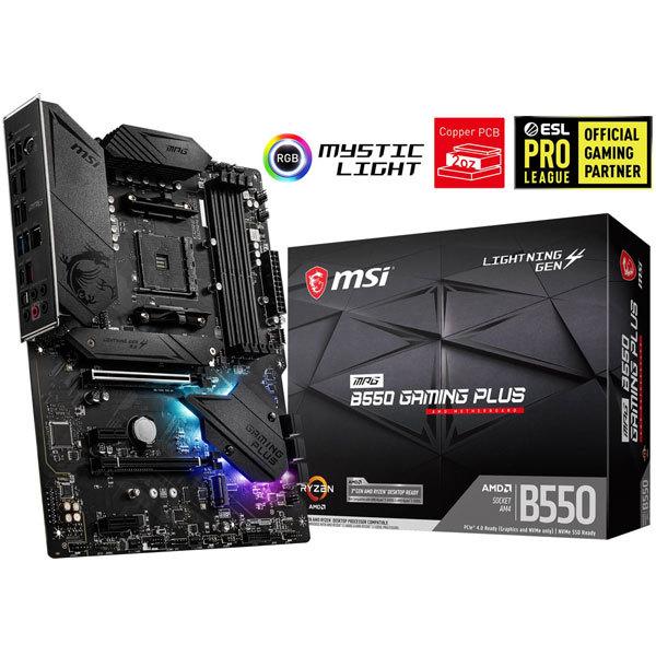 MSI(エムエスアイ) ゲーミングマザーボード MPG B550 GAMING PLUS   ［ATX /Socket AM4］ | MSI | 02