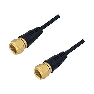 イチネンTASCO 2m 4K8K対応 テレビ接続ケーブル FF型接続ケーブル 両端F型コネクター 2C 1本   TA877FF2-2M | 