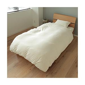 メルクロス 【掛け布団カバー】やわらか天竺ニット（シングル/約150×210cm/アイボリー）  アイボリー | 