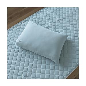 メルクロス やわらか天竺ニットまくらカバー（約45×90cm/グレー）  グレー  ［43×63cm枕用 /封筒タイプ］ | 