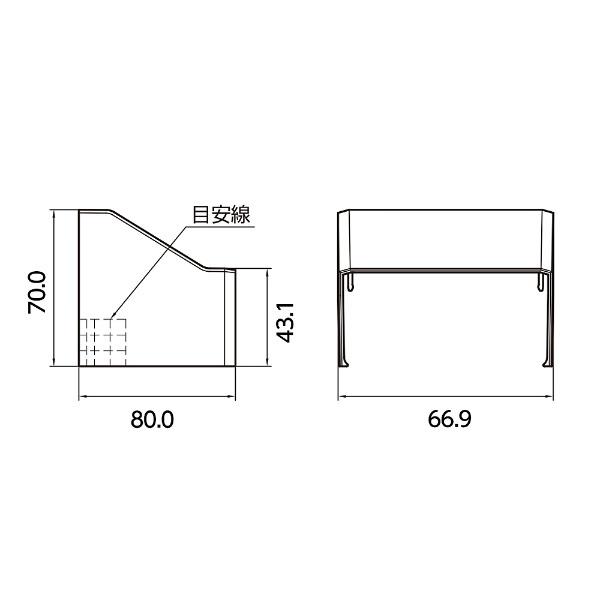 マサル工業 エムケーダクト コンビネーション 2号 ホワイト MDCB22 |  | 02
