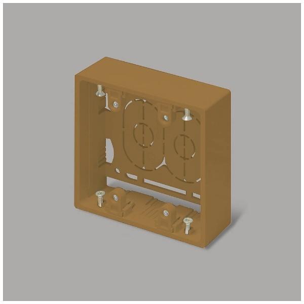 マサル工業 ニュー・エフ用露出ボックス 2個用浅型 ブラウン 個袋 SFBAEH26 |  | 01