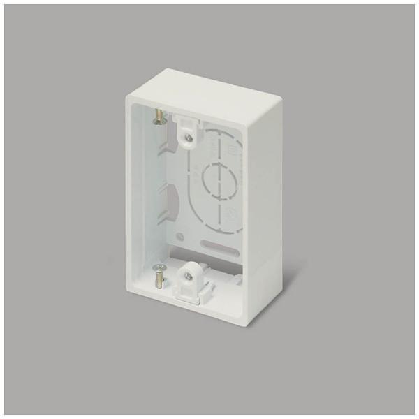 マサル工業 ニュー・エフ用露出ボックス 1個用深型 ミルキー個袋 SFBFEH13 【864】 |  | 01