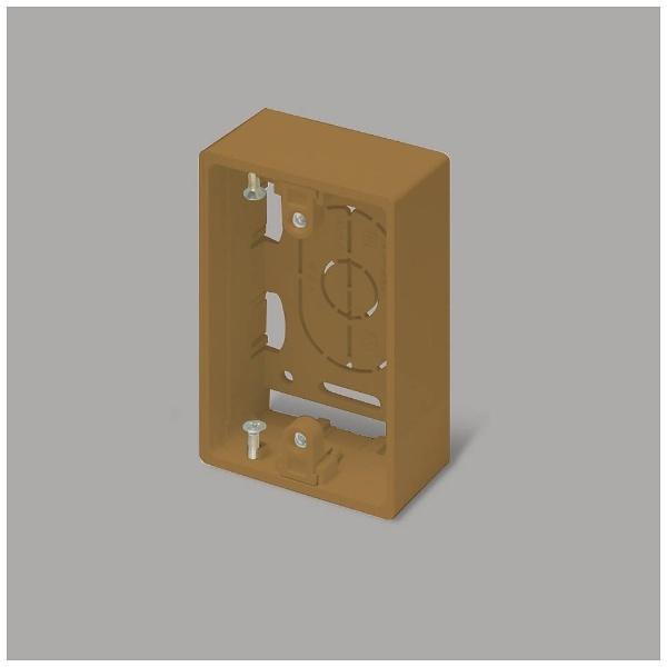 マサル工業 ニュー・エフ用露出ボックス 1個用深型 ブラウン個袋 SFBFEH16 |  | 01