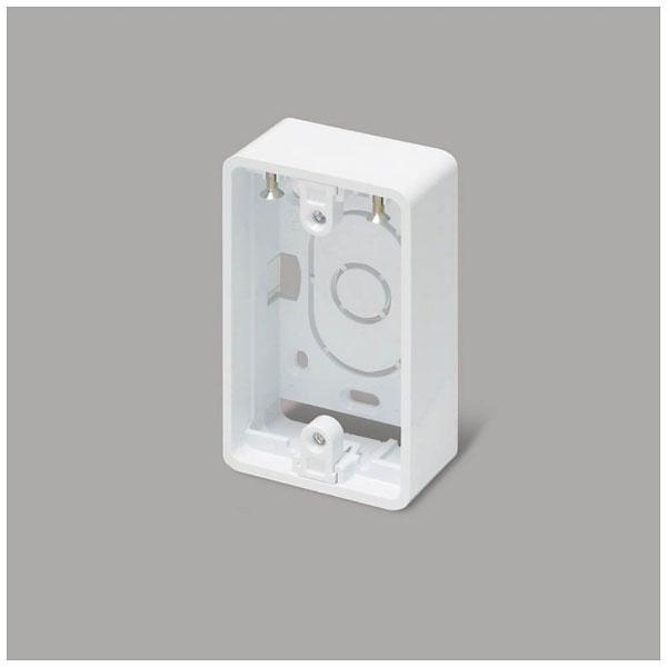 マサル工業 ニュー・エフ用露出ボックス 1個用超浅型 ホワイト 個袋 SFBTAEH12 |  | 01