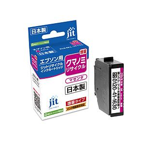ジット JIT-EKUIML エプソン EPSON：KUI-M-L（クマノミ）マゼンタ （増量） 対応 ジット リサイクルインクカートリッジ JIT-EKUIML マゼンタ [振込不可] | ジット