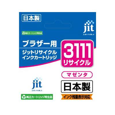 ジット JIT-B3111M 互換リサイクルインクカートリッジ [ブラザー LC3111M] マゼンタ [振込不可] | ジット | 03
