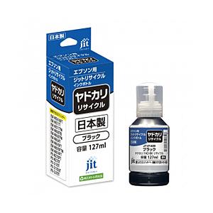 ジット 互換リサイクルインクボトル [エプソン YAD-BK] ヤドカリ互換 127ml ブラック JIT-EYADB | ジット