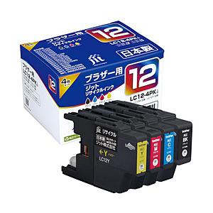 ジット JIT-B124P リサイクルインクカートリッジ 4色パック | ジット