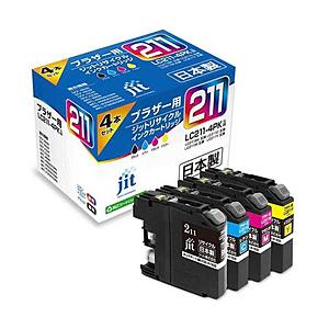 ジット JIT-B2114P リサイクルインクカートリッジ 4色セット | ジット