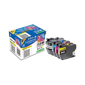 ジット 互換リサイクルインクカートリッジ [ブラザー LC3119-4PK] 4色セット JIT-B31194P | ジット