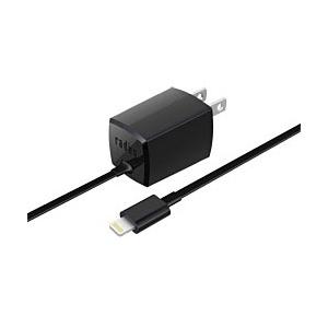 radius(ラディウス) iPhone/iPod対応[Lightning] AC充電器 (1m・ブラック) MFi認証 RA-ADF92K 【864】 | radius