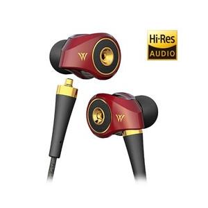 radius(ラディウス) HP-TWF00 バーガンディ【ハイレゾ対応】 カナル型イヤホン | radius