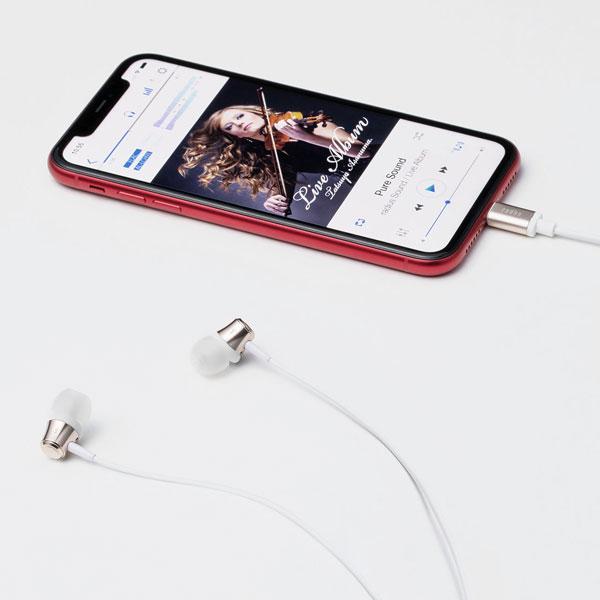 radius(ラディウス) iPhone用 Lightningイヤホン  ゴールド HP-NEL11N ［ライトニング端子］ 【sof001】 [振込不可][代引不可] | radius | 02