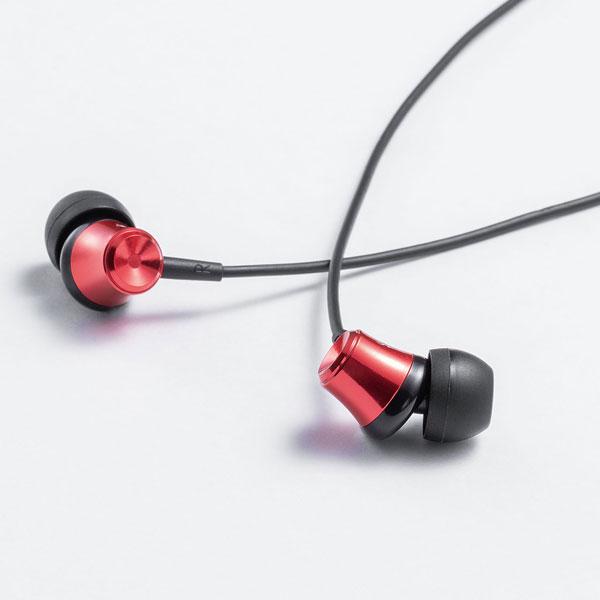 radius(ラディウス) iPhone用 Lightningイヤホン  レッド HP-NEL11R ［ライトニング端子］ | radius | 03