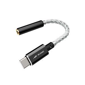 radius(ラディウス) 小型ポータブルDACアンプ(USB Type-C、φ3.5mm stereo mini jack)  ブラック RK-DA60CK ［ハイレゾ対応 /DAC機能対応］ | radius