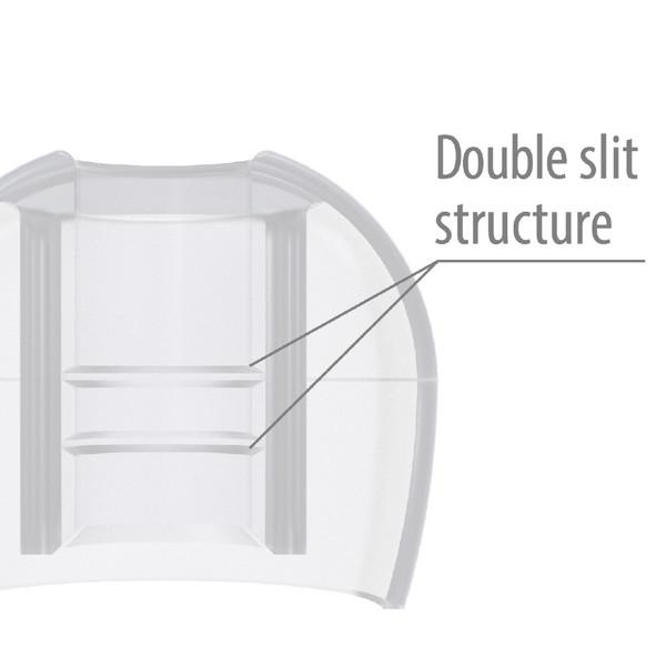 radius(ラディウス) 【スタンダードモデル / クリア】ディープマウントイヤーピース (Sサイズ×3セット)  クリア HP-DME03CL 【864】 | radius | 05