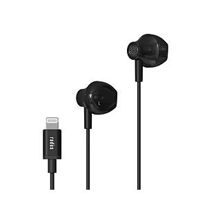 radius(ラディウス) イヤホン インナーイヤー型  ブラック HP-NEL12K ［ライトニング端子］ | radius