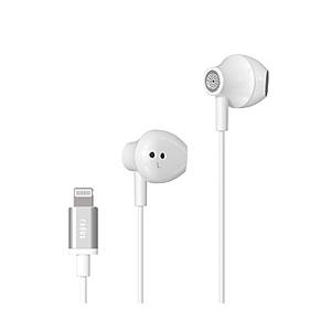 radius(ラディウス) イヤホン インナーイヤー型  ホワイト HP-NEL12W ［ライトニング端子］ 【864】 | radius