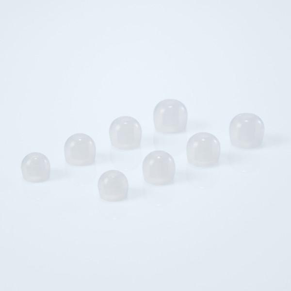 radius(ラディウス) 【スタンダードモデル / クリア】ディープマウントイヤーピース (ケース付き：XS, S, M, L×各1セット)  クリア HP-DME10CL 【852】 | radius | 01