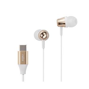 radius(ラディウス) イヤホン カナル型  ゴールド HP-NEL11CN ［USB］ 【864】 | radius