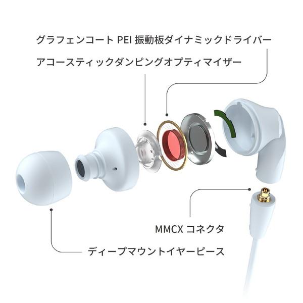 radius(ラディウス) イヤホン カナル型 VOLT Series（ボルトシリーズ） ブルーグレー HP-NHR41BG ［φ3.5mm ミニプラグ］ | radius | 04