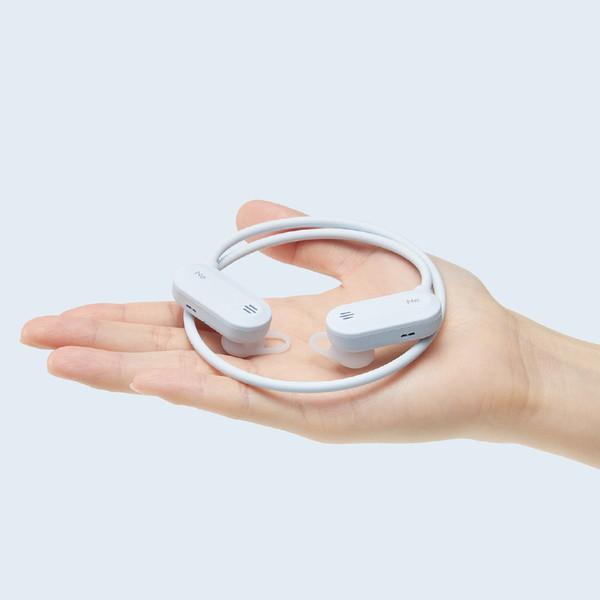 radius(ラディウス) 「ながら聴き」ワイヤレスイヤホン  ブルーグレー HP-H100BTBG ［Bluetooth対応］ 【864】 | radius | 02